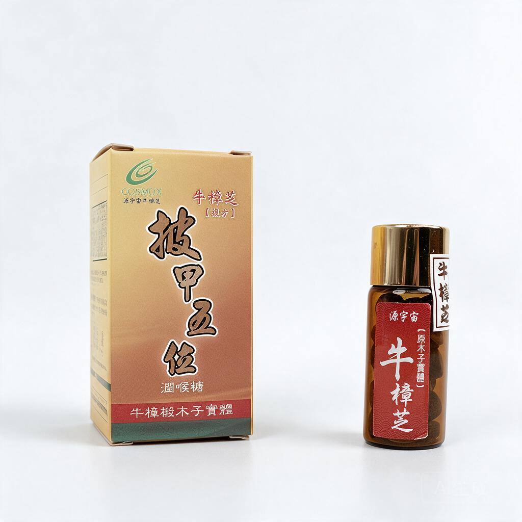 源宇宙 牛樟芝潤喉糖 禮盒組(潤喉糖+滴丸) - 图片 4