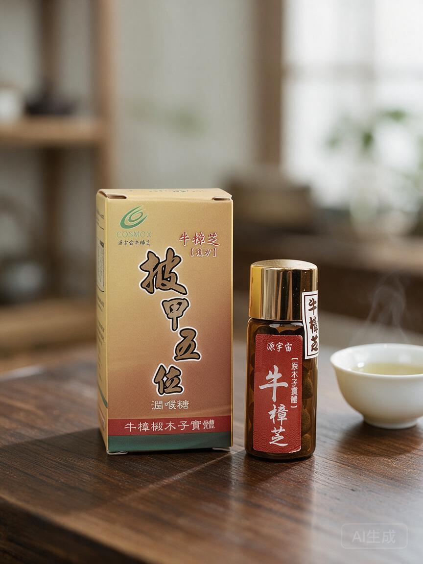 源宇宙 牛樟芝潤喉糖 禮盒組(潤喉糖+滴丸) - 图片 3